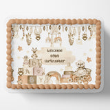 VINTAGE TOY BABY Shower Vintage baby shower Cake topper Edible Image Vintage Cake Topper