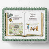 Pooh Bear Cake Topper | Baby Shower | Vintage Story Book | Classic Pooh