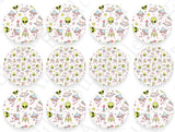 VALENTINE'S DAY Aliens CUPCAKE Toppers Edible Image Valentine's Day alien cake topper Valentine's Day cupcake topper Valentines cupcake t