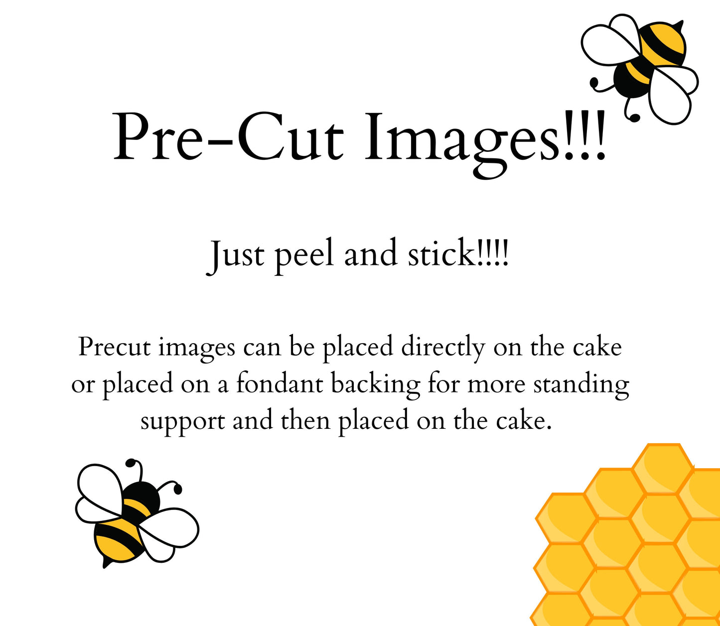 Bees, Bee Cupcake Topper, Edible Bees, Pooh Bear
