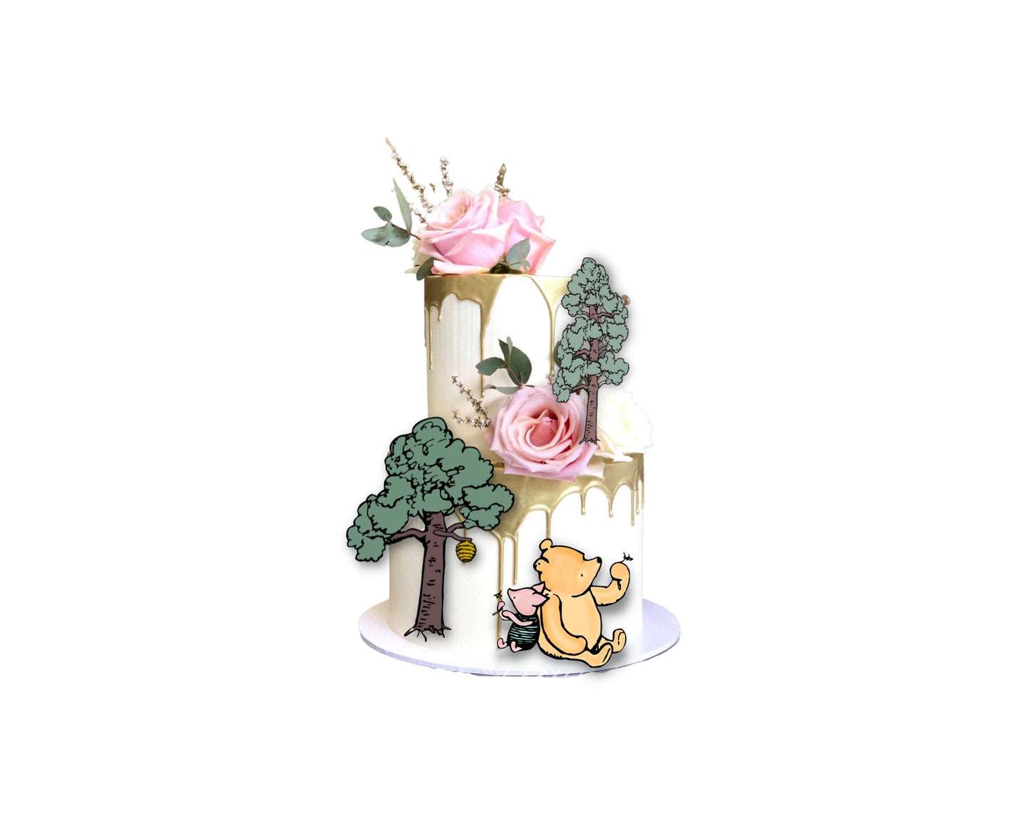 Winnie the Pooh Edible Images | Classic Winnie the Pooh Edible Images | Winnie the Pooh Edible Cake Decoration | Winnie Precut Edible Images